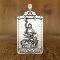 ZZOOI TR Solid Void Tibetan Life Buddha Necklace Male and Female Zodiac Bull and Tiger Patronus Thousand-hand Guanyin Pendant Pendants