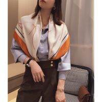 LISA Fashion Silk feel Square scarves Women Bawal Printed Shawl 90x90 CM