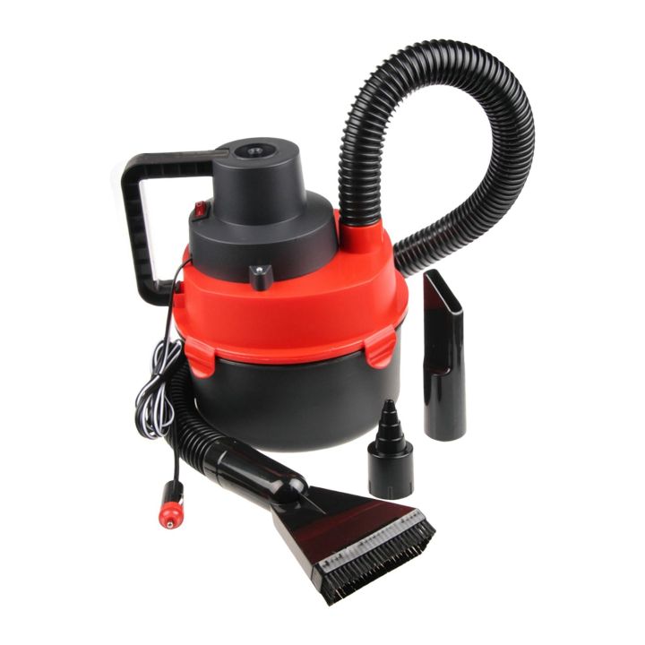 lz-12-volt-wet-dry-car-auto-canister-vacuum-durable-multipurpose-red-and-black