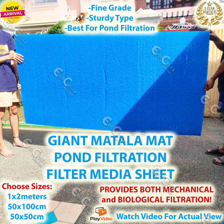SUPER SALE 2023! MATALA FILTER SHEET Heavy Duty Blue Matala Mat (flt