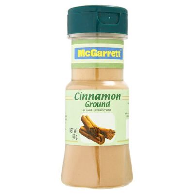 ผงชินนาม่อน Ground Cinnamon อบเชยป่น ขนาด 65 กรัม (เครื่องเทศ) ตราแม็กกาเรต McGarrett