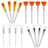 3/4Pcs Makeup Tools DIY Face Mask Brush Set Soft Applicator Brushes Includes Soft Fan Facial Brushes Acid Applicator Brush