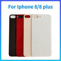 รูใหญ่รูเล็กหน้าจอฝาหลังแก้วสำหรับ iPhone 8 8P 8Plus แบตเตอรี่สูงสุดเลนส์ด้านหลังเปลี่ยนชิ้นส่วนซ่อมโทรศัพท์-Ludeiur