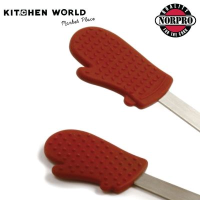 NORPRO 1978D OVEN MITT TONG S/S SILICONE ASSORTED COLOR