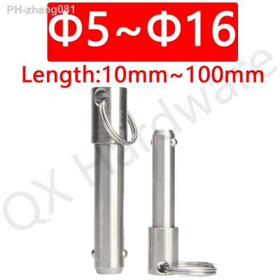 QX115.1 Factory Outlet Large Stock All Stainless Steel Quick Release Ball Lock Pin with Ring for Locating