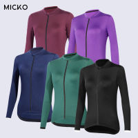 Micko Cycling Jersey Women Long Sleeved Top Road Bike Cycling Shirt Black