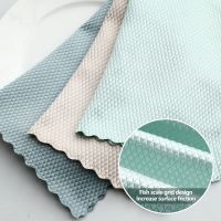 ✉¤ 5 PCS Microfiber Cloth For Kitchen Cleaning Cloth Screen Wiping Absorbent Rag Home Bamboo Wash Dish Cleaning Magic Kitchen Towel