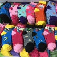 1 Pair Random Color Baby Boys Girls Lovely Socks Toddler Socks Cartoon Socks