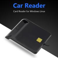 Portable USB Smart Card Reader DNIE ATM CAC IC ID SIM Card Reader Cloner Connector For Windows Linux Memory Card AccessoriesTH