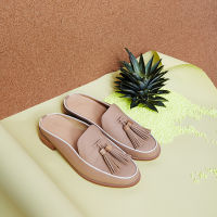 make a move รองเท้าผู้หญิง Beige-Willow - Mule Loafers *หากสินค้าพร้อมส่งหมด สามารถกดสั่งซื้อเป็นสินค้าพรีออเดอร์