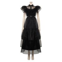 [COD] Addams black dress cosplay costume