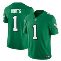 2023 New Fashion version 2023 new NFL Philadelphia Eagles limited edition mens size 1 Jalen Hurts retro football jersey