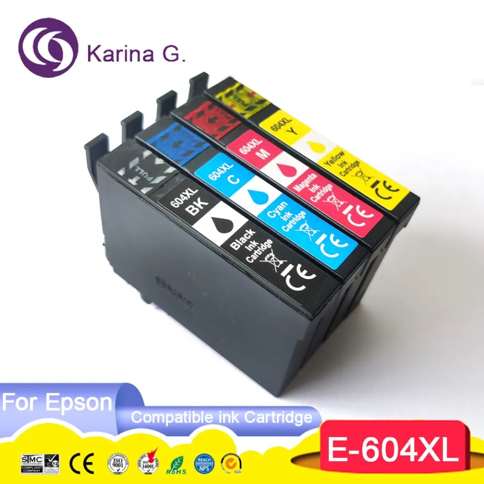 PACK FILLABLE CARTRIDGES FOR EPSON T604 and T604XL