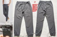 Uniqlo Dry Stretch Jogger Pantsยูนิโคลจ็อกเกอร์ผ้าร่มทัสลาน-สีเทาดำ M,L(สภาพเหมือนใหม่ ไม่ผ่านการใช้งาน)