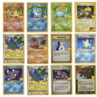 2021 ใหม่ Pokemon 25th Card Tcg: 25th Jubilea Limited Shiny Card Charizard Trainer Pikachu Blastoise Heldere Rand Flash Card Gift-Souyine