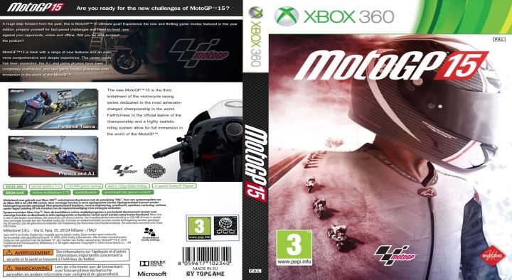 Jogo Xbox 360 Moto GP 15
