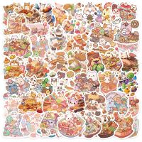 【LZ】✶  Kawaii Cartoon Animal Adesivo para Crianças Gato Bonito Comida Estética Decalques para Laptop Notebook Telefone Graffiti Brinquedo Clássico 10 Pcs 30 Pcs 50Pcs