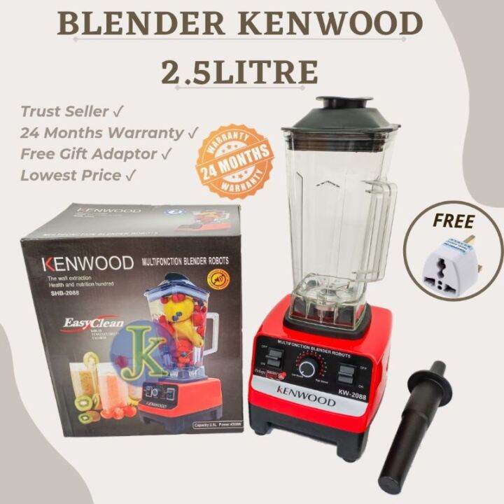 BLENDER HEAVY DUTY / SILVER CREST BLENDER 2.5LITRE (READY STOCK) (24Month Warranty) Lazada