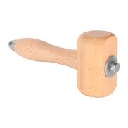 Wooden Mallet Leathercraft Carving Hammer Sew Leather Tool Kit Wooden
