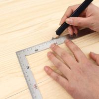 Multi-function 90 degrees turn feet square square stainless steel thickening woodworking measuring ruler universal L feet