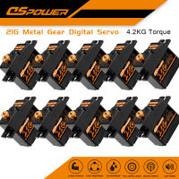 DSpower 151020Pcs 21G Metal Gear Mini Servo 17G เซอร์โวสำหรับ1:18 1:16 Rc Car Slash 144001 D12 MN99S MN86เครื่องบินหุ่นยนต์