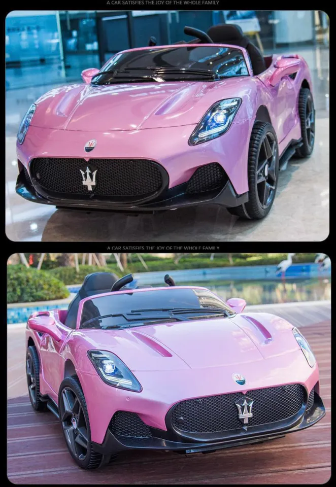 pink maserati toy car