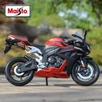 Maisto 1:12รถยนต์ฮอนด้า CBR600RR หล่อตายสะสม Hoies ของเล่นแบบจำลองรถมอเตอร์ไซค์ Oo 。0