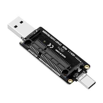 CFast USB 3.1 Type A+C Card Reader 10Gbps Fast Card Reader Portable Aluminum CFast Memory Card Adapter