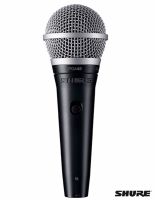 SHURE PGA48 Microphone ไมค์ Vocal ระดับมืออาชีพประสิทธิภาพสูง ชนิด Dynamic ของแท้ 100% + แถมฟรีซองใส่และตัวจับไมค์