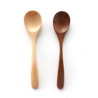 Wooden Honey Spoon Coffee Spoon Ice Cream Candy Teaspoon Rice Spoon