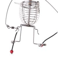 Fishing Feeder Automatic Tackle Multi Functional Launcher Trap Spring Cage Hook