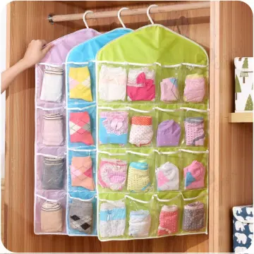 16 Pockets Clear Over Door Hanging Bag Shoe Rack Hanger Storage