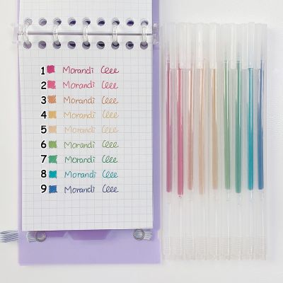 Winzige 9 Colors Gel Pen 0.5mm Tip Cute Pen for journal, drawing, graffiti School office stationery