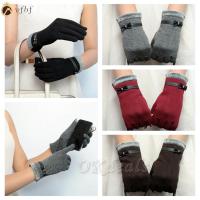 VFBF Stylish Attractive Winter Weaved Warm Mittens Knit Touch Screen Wrist-gloves