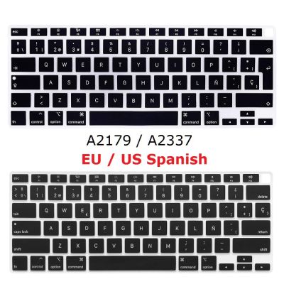 Soft Spanish Skin for Macbook Air 13 2020 A2179 Air 13 M1 A2337 US EU Spanish Silicon Keyboard Cover Laptop Skin