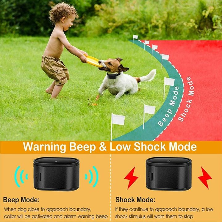 invisible-wireless-electric-dog-fence-system-outdoor-dog-training-remote-control-beep-dog-shock-collar-electric-pet-fence