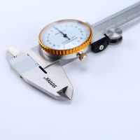 0.01mm Dial Calipers Stainless Steel Dial vernier caliper Shock-proof Vernier Caliper 0-200mm/8" Metric Gauge Measuring Tools Linear Measurement