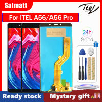 จอ LCD แบบดั้งเดิม Salmatt สำหรับจอแสดงผล ITEL A56/A56 Pro หน้าจอสัมผัส Digitizer แทนการประกอบสำหรับ A56จอ A56 Pro