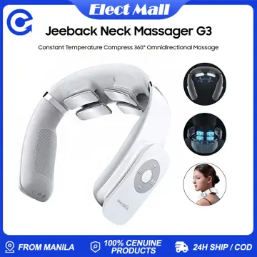 Jeeback G3 Electric Wireless Neck Massager TENS Pulse Relieve Neck Pain  From 4 Head Vibrator Heating Cervical Massage Health Care 