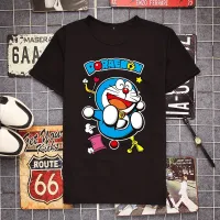 Doraemon robot cat cartoon cartoon clothes  campus trend short sleeve student leisure mesh mens T-shirt Anime T-shirt Christmas Gift T-shirt