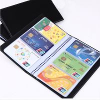 【CW】❏❃  Large Capacity Bank Cards album ID Card Holder Leather Bits Storage Business Organizer