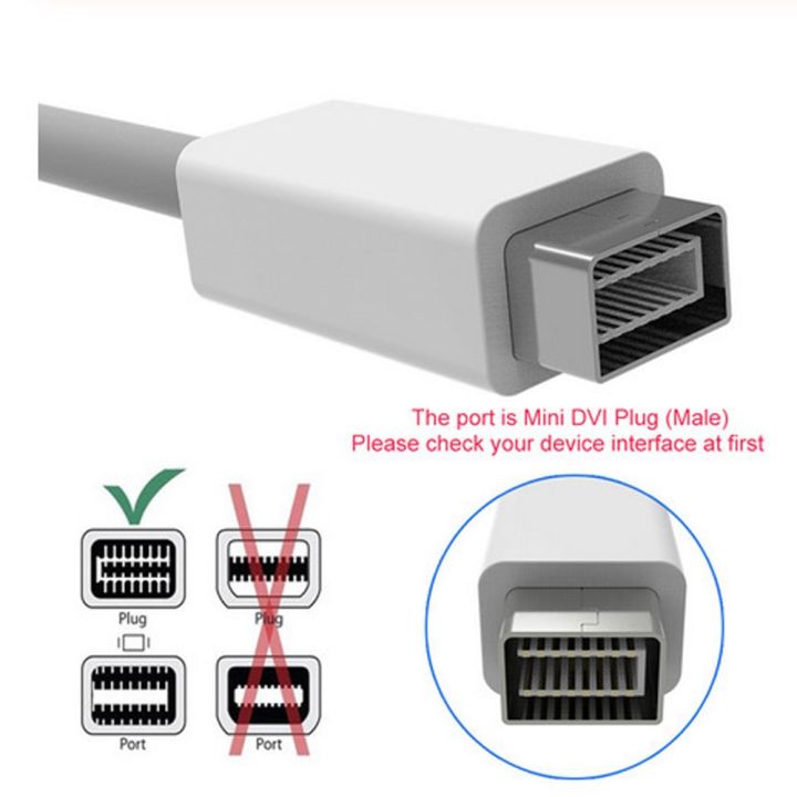 sejue4373อะแดปเตอร์ตัวแปลงเสียงตัวแปลงเครือข่ายที่รองรับ-dvi-ไปที่ขนาดเล็ก1080p-สายเคเบิลอะแดปเตอร์มอนิเตอร์เคเบิลตัวแปลงวิดีโอ-mini-dvi-ตัวผู้ที่-hdmi-ตัวเมียมินิ-dvi-ไปที่-hdmi-แปลงสายสายแปลงวีดีโอ