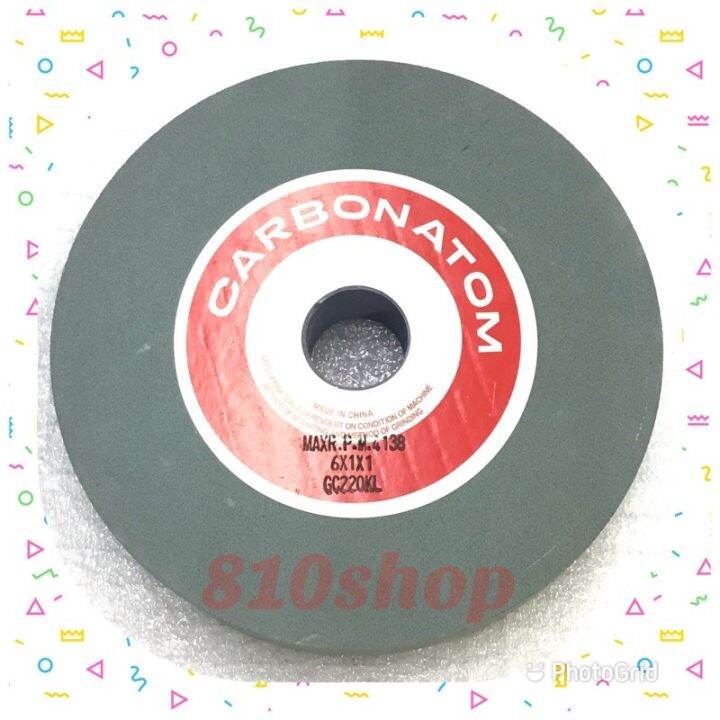 Bench Grinder Grinding Wheel Stone 6 x 1 x 1 Carbide Polishing Sharpening Carbonatom Carborundum