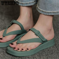 WTEMPO ฤดูร้อน Flip Flops สำหรับผู้หญิงสบายๆส้นแบนรองเท้าแตะรองเท้าแตะสบาย Lady PVC รองเท้าชายหาดผู้หญิงใหม่สไลด์ Footwear