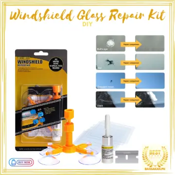 8Pcs Auto Window Glass Windshield Polishing Kit Scratch Removal