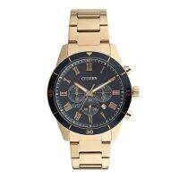 CITIZEN AN8169-58L AN8169-58 Mens Blue Dial Metallic Chronograph นาฬิกา