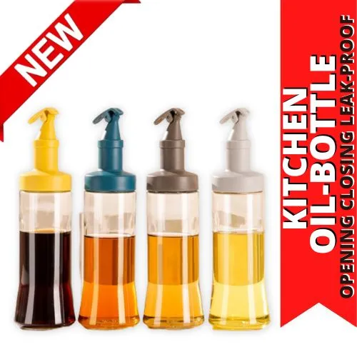 Kocoroo 500ML Oil Bottle Glass Oil Dispenser Sesame Oil Soy Sauce ...