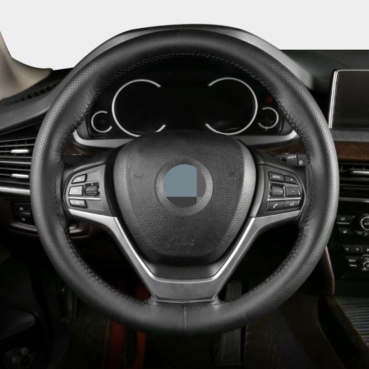 yf-car-steering-wheel-braid-cover-38cm-15inch-real-cowhide-genuine-leather-hand-stitched-soft-non-slip-interior-accessories