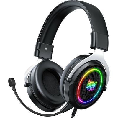 ONIKUMA X10 Gaming Headphone Wired หูฟังเกมมิ่งไฟ RGB (สินค้ารับประกัน 2ปีเก็บกล่องจนสิ้นสุดรับประกัน)