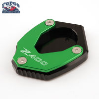 Dengan Ninja400 Z400 Motosikal CNC Bercagak Sidestand Stand Extension Enlaring Pad untuk Kawasaki Z400 Ninja400 2018-2020